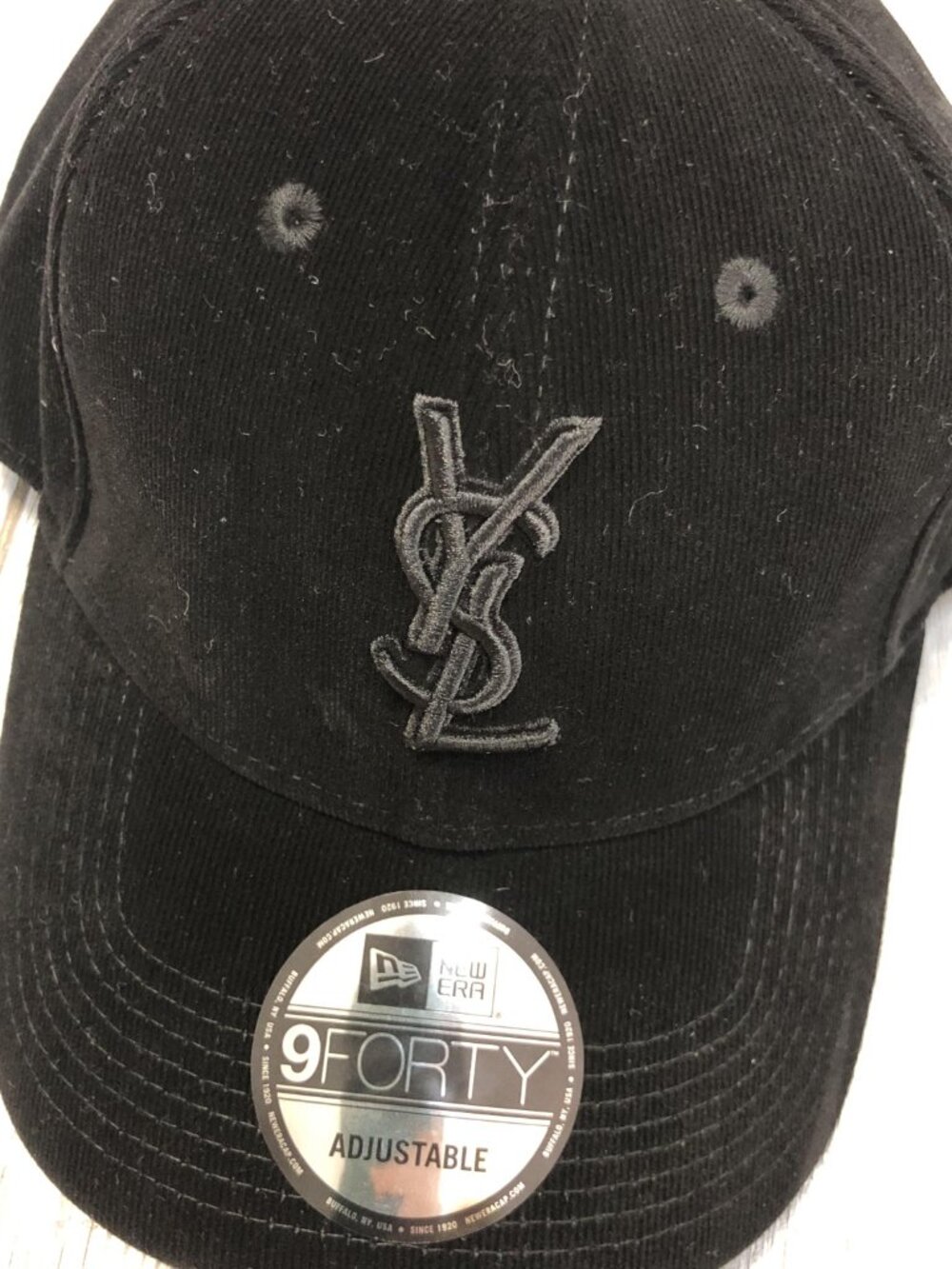 YSL Tyron logo-embroidered corduroy cap - Picture 9 of 9